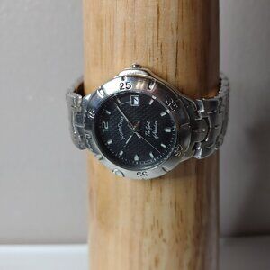 Black And Silver Tone 7.5 Inch NorthCrest Watch